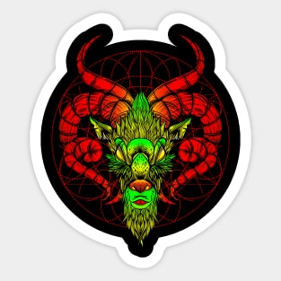 Satanic Baphomet Sticker